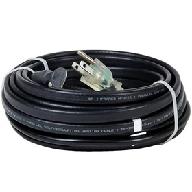 Dr Infrared Heater Heating Cables with Thermostat, 120/240V, 72-3000W, 6-250FT.