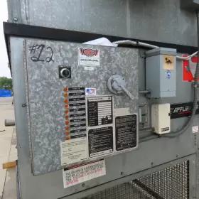 125-100 APPLIED AIR Ghlifp Gas Fired Heat Turnover Unit #3