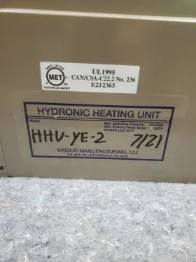 HHU-YE-2 BINDUS Aquecoil Hydronic Water Heating Coil Air #3