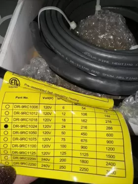 DR-9RC1024 DR INFRARED HEATER Heating Cables Pipes Roof #2