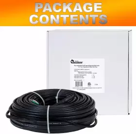 DR-9RC2200 DR INFRARED HEATER Heating Cables Pipes Roof #2