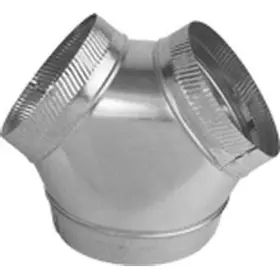 6X4X4-307 GRAY METAL SOUTH Wye Branch Steel Duct Fitting