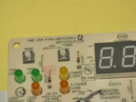 6871A20611U LG Air Conditioner Display Control Board #2