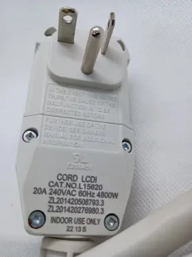 AYUH2130 LG Air Conditioner Lcdi Volt Power Cord #2