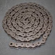 Tsubaki 10ft Roller Chain 100-10, Single Strand, #100, RS100, Riveted Pin, 100RB