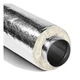 Quietflex Duct Sleeve SS0842 R-4 Silver  8 in x 5 ft Fiberglass Insulation