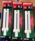 Philips Bulb 7w 27 Lot Of 3 PL-S Bulb 2 PIN (G23) Duo Tube CFL  NIB
