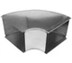 GRAY METAL SOUTH 10X10-122SD Slide/Drive 10" x 10" 26GA Sheet Metal Elbow