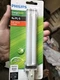 Philips 9w PL-S Soft White 2700K Bulb G23 Base 600 Lumens